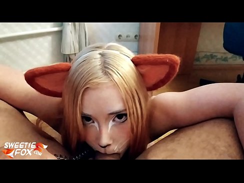 ❤️ Kitsune slikke dick en cum yn har mûle Porno by wy ️❤
